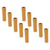 10pcs 4 Inch Candle Covers Sleeves Simulation Vintage Wax Drop Candle Socket Covers for Chandelier Yellow - Extra Image