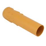 10pcs 4 Inch Candle Covers Sleeves Simulation Vintage Wax Drop Candle Socket Covers for Chandelier Yellow - Extra Image