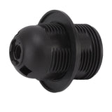 10Pcs E27 Light Base Socket Copper Core High Temperature Resistance E27 Light Holder Base with Lamp Sleeve for DIY Black - Close-Up Angle