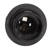10Pcs E27 Light Base Socket Copper Core High Temperature Resistance E27 Light Holder Base with Lamp Sleeve for DIY Black - Extra Image