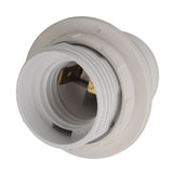 10Pcs E27 Light Base Socket Copper Core High Temperature Resistance E27 Light Holder Base with Lamp Sleeve for DIY White