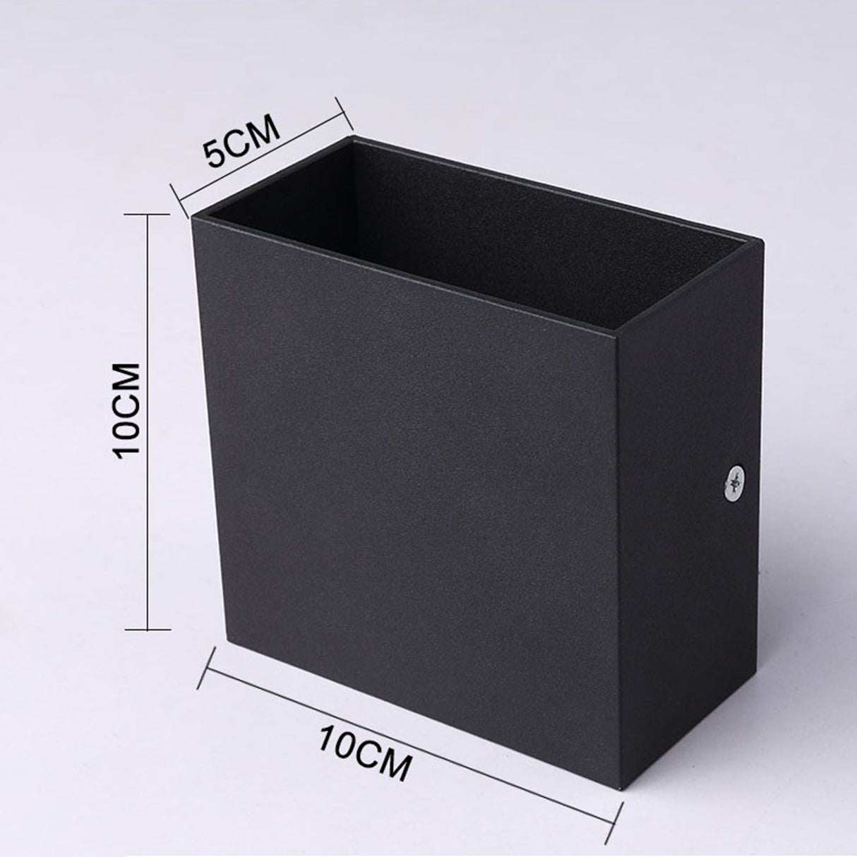 LED Wall Lights Multifunction Innovative Aluminum Wall Mounted Lamp for Bedroom Living Room Hallway 7W Black Warm Light