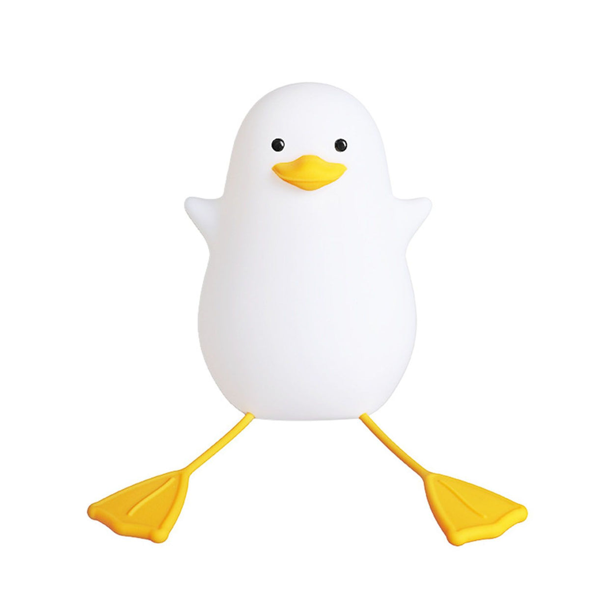 LED Night Light Cute Exquisite Touch Control USB Charging Night Light with Mobile Phone Holder Duck Night Lamp