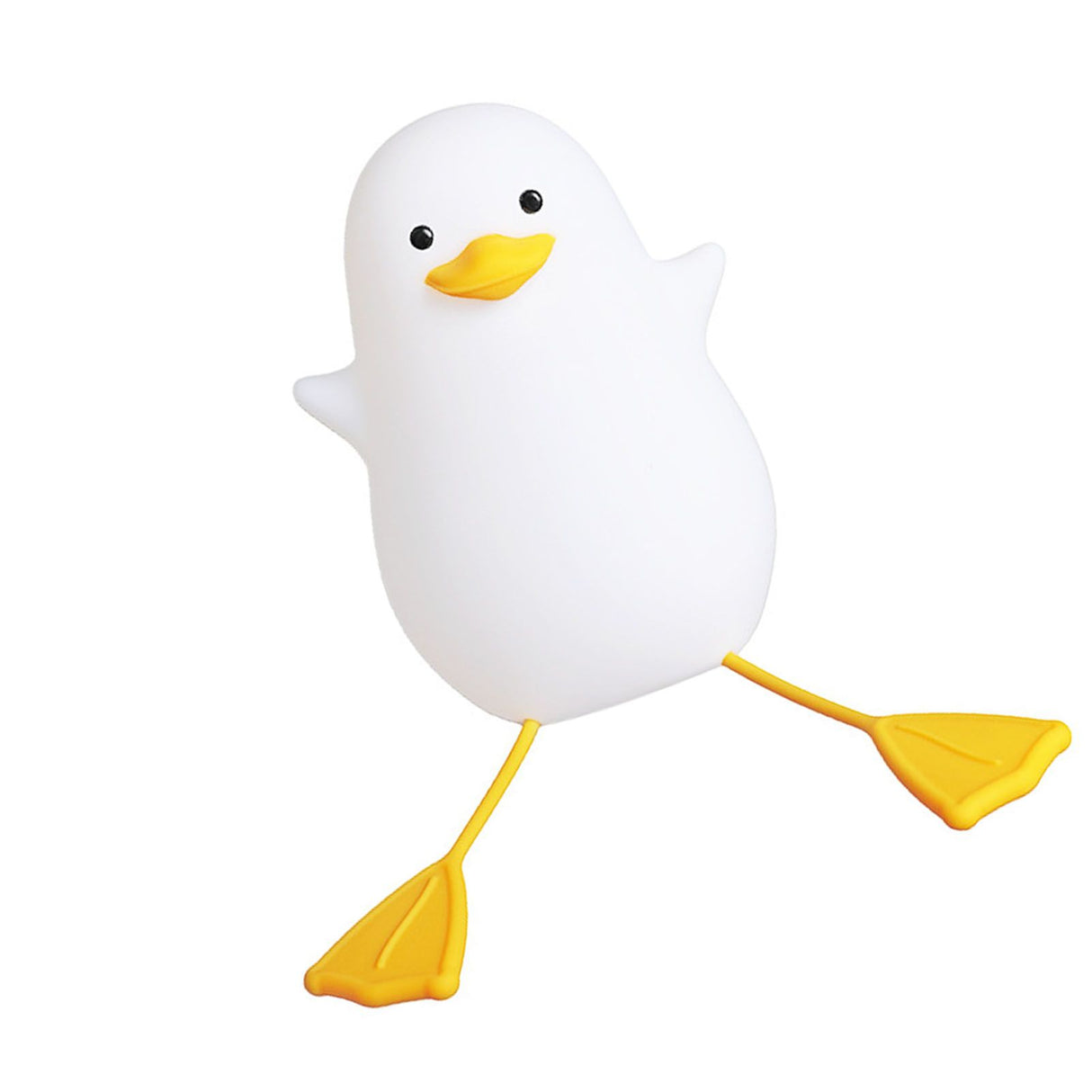 LED Night Light Cute Exquisite Touch Control USB Charging Night Light with Mobile Phone Holder Duck Night Lamp