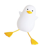 LED Night Light Cute Exquisite Touch Control USB Charging Night Light with Mobile Phone Holder Duck Night Lamp - Side View