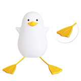 LED Night Light Cute Exquisite Touch Control USB Charging Night Light with Mobile Phone Holder Duck Night Lamp - Top-Down View