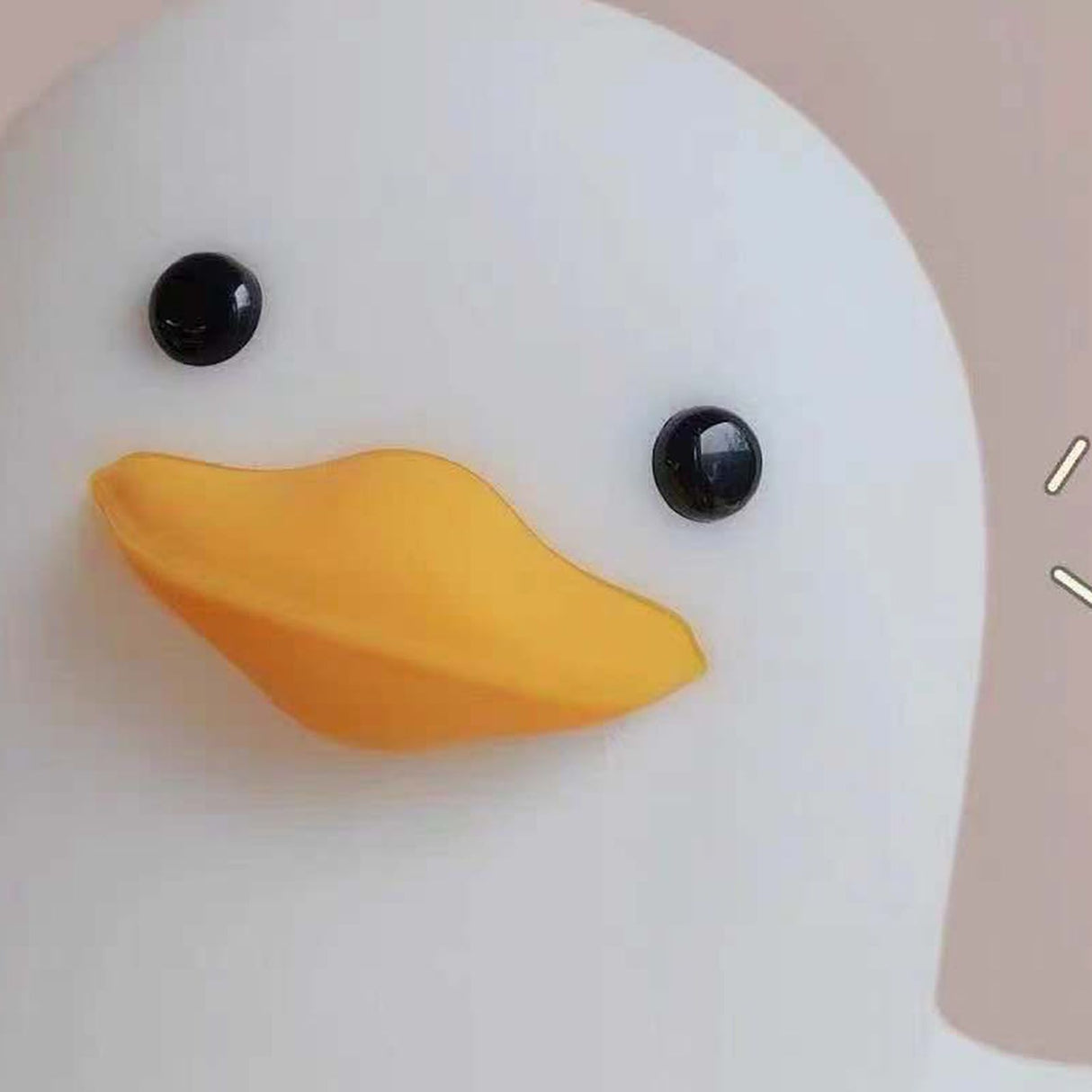 LED Night Light Cute Exquisite Touch Control USB Charging Night Light with Mobile Phone Holder Duck Night Lamp
