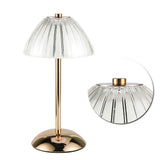 Mushroom Lamp Touch Switch Stepless Dimming Rechargeable Dining Table Decorative Crystal Table Lamp Bedside Night Light
