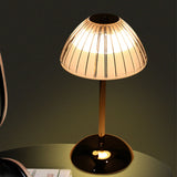 Mushroom Lamp Touch Switch Stepless Dimming Rechargeable Dining Table Decorative Crystal Table Lamp Bedside Night Light
