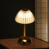 Mushroom Lamp Touch Switch Stepless Dimming Rechargeable Dining Table Decorative Crystal Table Lamp Bedside Night Light