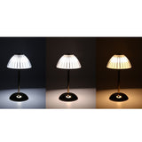 Mushroom Lamp Touch Switch Stepless Dimming Rechargeable Dining Table Decorative Crystal Table Lamp Bedside Night Light