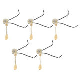 5pcs Pull Chain Switch Exquisite Replacement Ceiling Fan Light Switch Cord for Wall Lamp 250V 125V