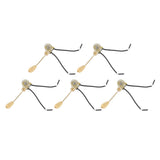 5pcs Pull Chain Switch Exquisite Replacement Ceiling Fan Light Switch Cord for Wall Lamp 250V 125V - Side View