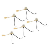 5pcs Pull Chain Switch Exquisite Replacement Ceiling Fan Light Switch Cord for Wall Lamp 250V 125V