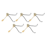 5pcs Pull Chain Switch Exquisite Replacement Ceiling Fan Light Switch Cord for Wall Lamp 250V 125V