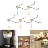 5pcs Pull Chain Switch Exquisite Replacement Ceiling Fan Light Switch Cord for Wall Lamp 250V 125V