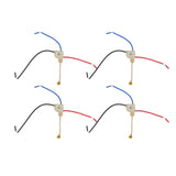 4Pcs Ceiling Fan Light Switch Replacement Lamp Pull Chain Switch 3 Wire Ceiling Fan Lamp Switch 250V 125V Gold