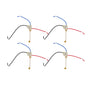 4Pcs Ceiling Fan Light Switch Replacement Lamp Pull Chain Switch 3 Wire Ceiling Fan Lamp Switch 250V 125V Gold
