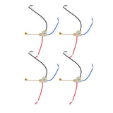 4Pcs Ceiling Fan Light Switch Replacement Lamp Pull Chain Switch 3 Wire Ceiling Fan Lamp Switch 250V 125V Gold - Close-Up Angle