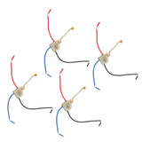 4Pcs Ceiling Fan Light Switch Replacement Lamp Pull Chain Switch 3 Wire Ceiling Fan Lamp Switch 250V 125V Gold
