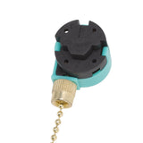 3Pcs Ceiling Light Pull Chain Switch 3 Speed 4 Wire Ceiling Fan Lamp Switch for Ceiling Lamp Fan Lamp Wall Lamp Gold