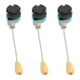 3Pcs Ceiling Light Pull Chain Switch 3 Speed 4 Wire Ceiling Fan Lamp Switch for Ceiling Lamp Fan Lamp Wall Lamp Chrome