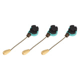 3Pcs Ceiling Light Pull Chain Switch 3 Speed 4 Wire Ceiling Fan Lamp Switch for Ceiling Lamp Fan Lamp Wall Lamp Bronze