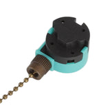 3Pcs Ceiling Light Pull Chain Switch 3 Speed 4 Wire Ceiling Fan Lamp Switch for Ceiling Lamp Fan Lamp Wall Lamp Bronze
