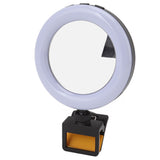 Rechargeable Portable Clip On Selfie Ring Light USB Charging Mini Clip On Selfie Ring Light for Smartphone Mobile Phone Photographing