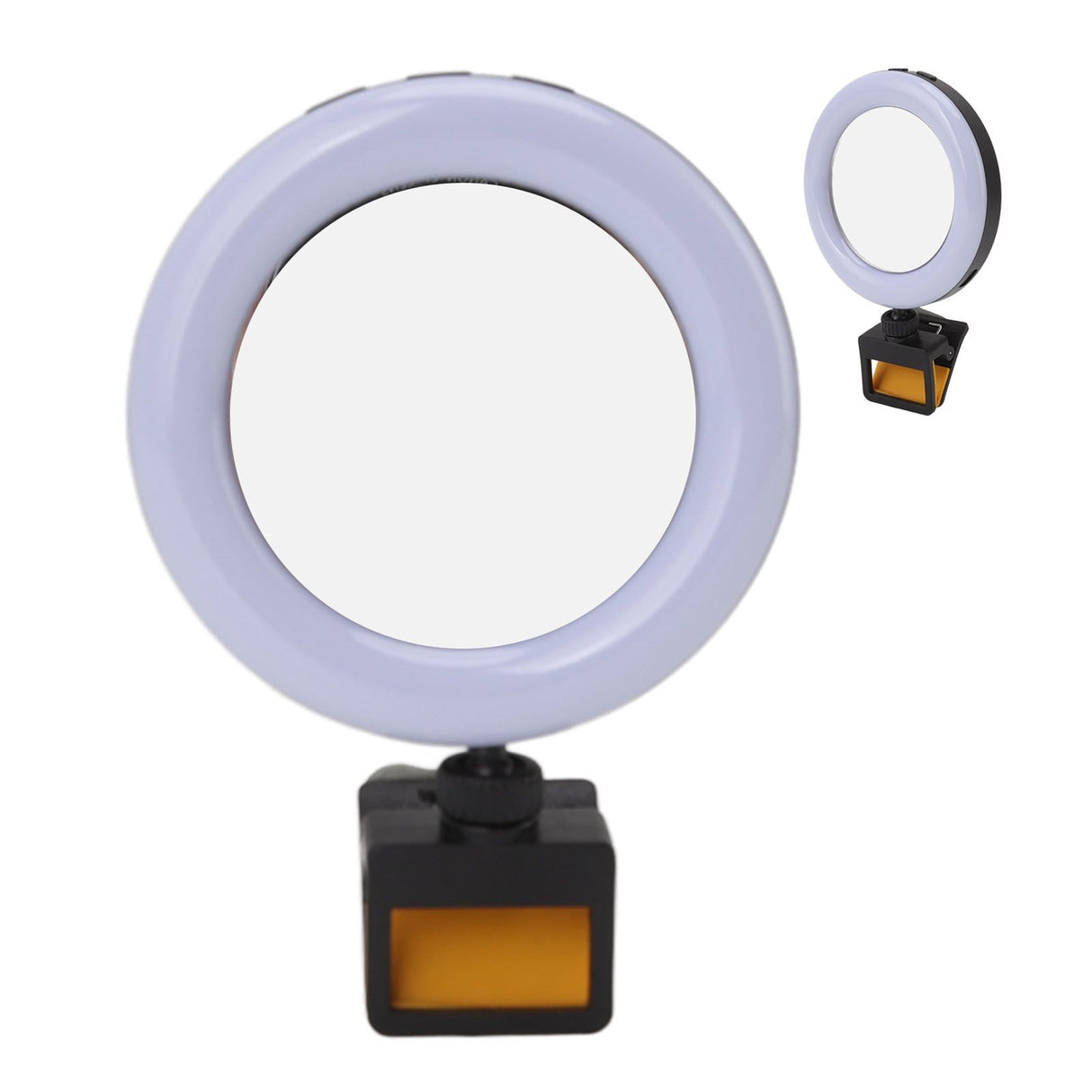 Rechargeable Portable Clip On Selfie Ring Light USB Charging Mini Clip On Selfie Ring Light for Smartphone Mobile Phone Photographing