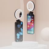 Rechargeable Portable Clip On Selfie Ring Light USB Charging Mini Clip On Selfie Ring Light for Smartphone Mobile Phone Photographing