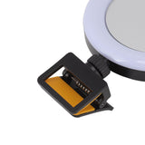 Rechargeable Portable Clip On Selfie Ring Light USB Charging Mini Clip On Selfie Ring Light for Smartphone Mobile Phone Photographing