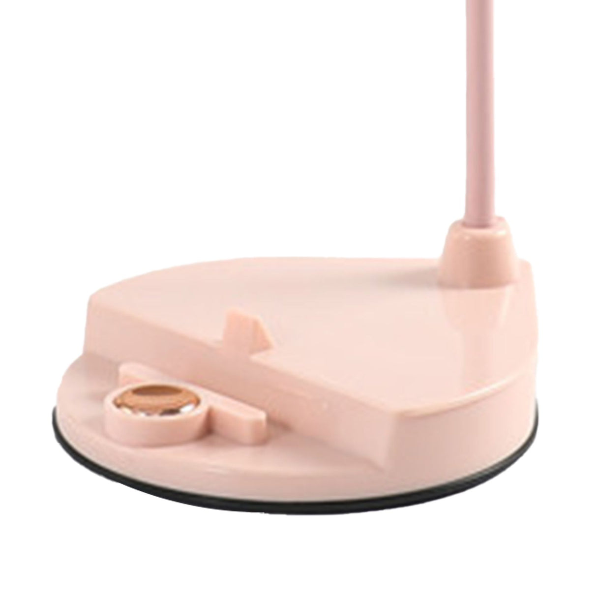 LED Reading Light Plastic Flower Shaped Touch Sensitive USB Charging Folding Table Lamp for Bedroom Dormitory Pink