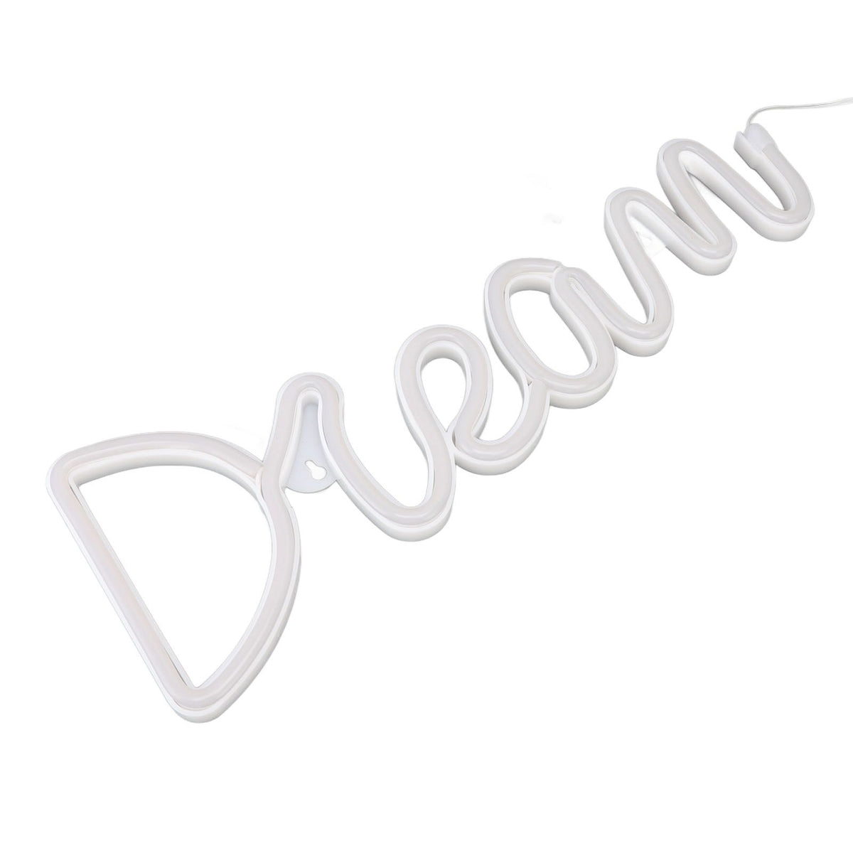 LED Neon Light Dream Battery USB Operated Neon Wall Light for Bedroom Living Room Bar Party Christmas Wedding