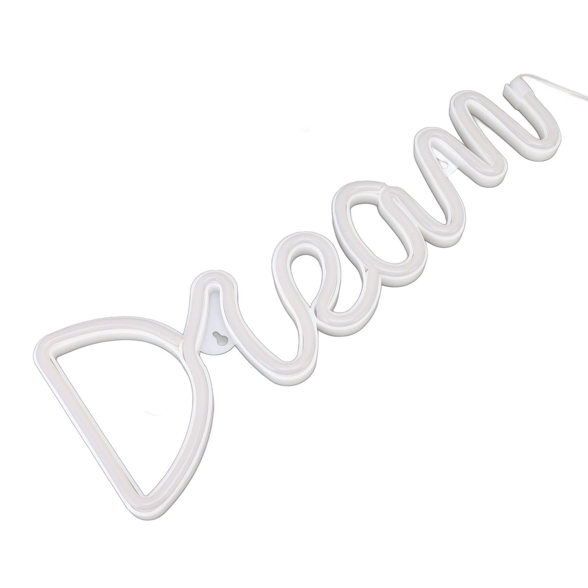 LED Neon Light Dream Battery USB Operated Neon Wall Light for Bedroom Living Room Bar Party Christmas Wedding
