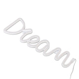 LED Neon Light Dream Battery USB Operated Neon Wall Light for Bedroom Living Room Bar Party Christmas Wedding