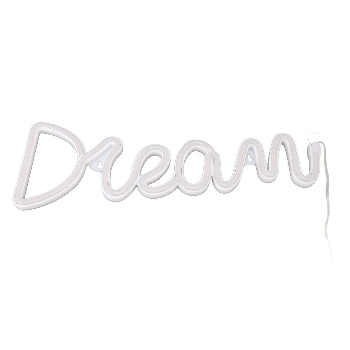 LED Neon Light Dream Battery USB Operated Neon Wall Light for Bedroom Living Room Bar Party Christmas Wedding