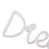LED Neon Light Dream Battery USB Operated Neon Wall Light for Bedroom Living Room Bar Party Christmas Wedding