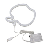 LED Neon Sign Fruit Style USB Battery Powered High Safety Widely Used Red Neon Light for Bedroom Party Backyard