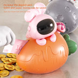 Piggy Bank Cute Coin Bank for Girls and Boys - Close-Up Angle