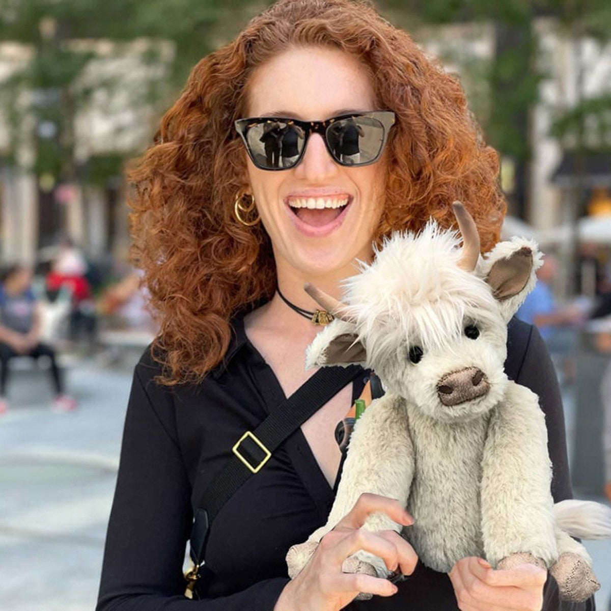 Highland Cattle Plush Doll Plush Cattle Toys Fluffy Cow Plush Pet Cow Toys