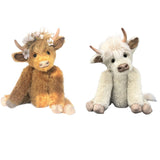 Highland Cattle Plush Doll Plush Cattle Toys Fluffy Cow Plush Pet Cow Toys - Extra Image