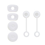 Square Spill Proof Stopper Round Lid Leak Stopper Silicone Straw Cover Cap Set Cup Bottle Accessories