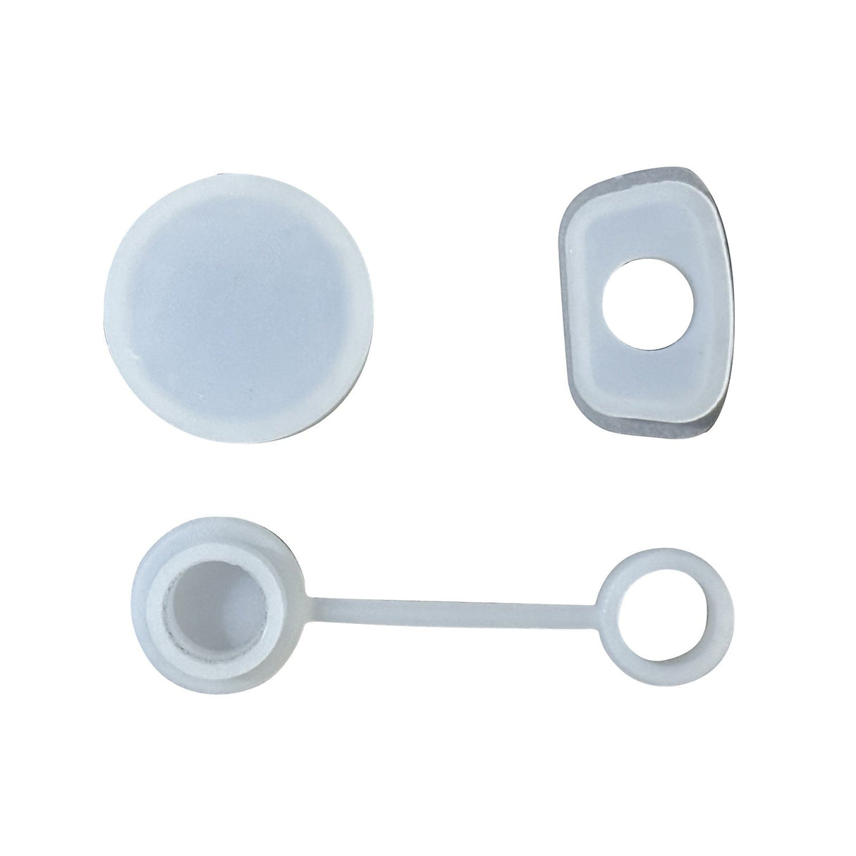 Square Spill Proof Stopper Round Lid Leak Stopper Silicone Straw Cover Cap Set Cup Bottle Accessories