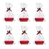 Empty Gift Basket with Handles Sturdy Tray Wine Gift Basket Party Favors Basket for Graduation Birthday Wedding - Extra Image