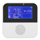 WiFi Humidity Temperature Sensor High Accuracy Smart Thermometer Hygrometer with 2.9 Inch LCD Screen - Front View