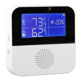 WiFi Humidity Temperature Sensor High Accuracy Smart Thermometer Hygrometer with 2.9 Inch LCD Screen - Rear View
