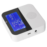 WiFi Humidity Temperature Sensor High Accuracy Smart Thermometer Hygrometer with 2.9 Inch LCD Screen - Low Angle
