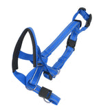 Dog Head Collar Breathable Dog Head Harness Dog Mouth Cover with Adjustable Strap for Outdoor Blue XL