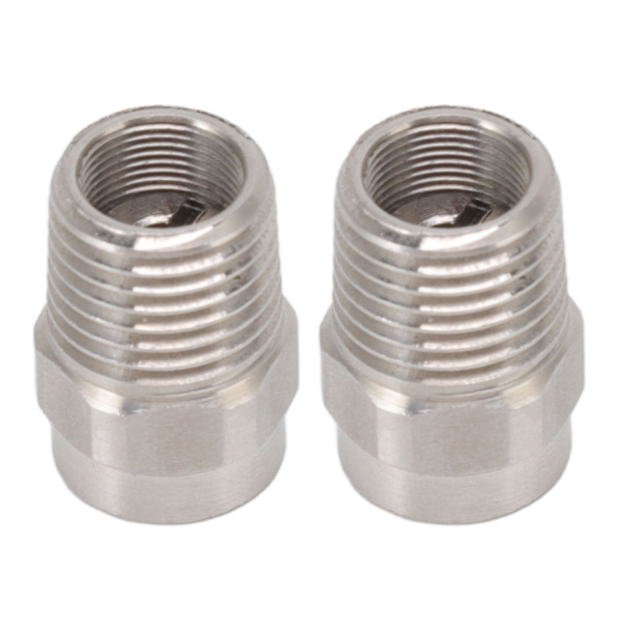 2PCS Misting Nozzle G1/4 Male Thread Flat Head Stainless Steel Atomization Sprayer for Garden Watering